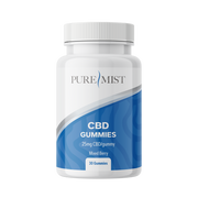 Pure Mist Topicals Gummies with 25mg CBD (Full Spectrum) 30 ct